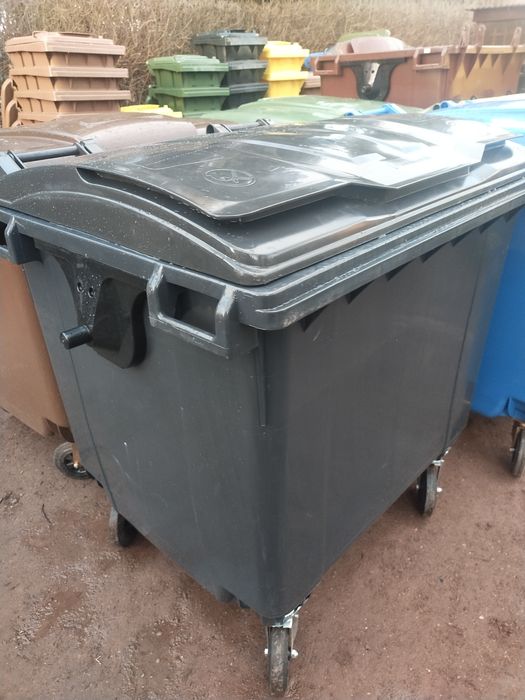 Kosz na śmieci 1100L pojemnik na odpady kontener nowy-transport.
