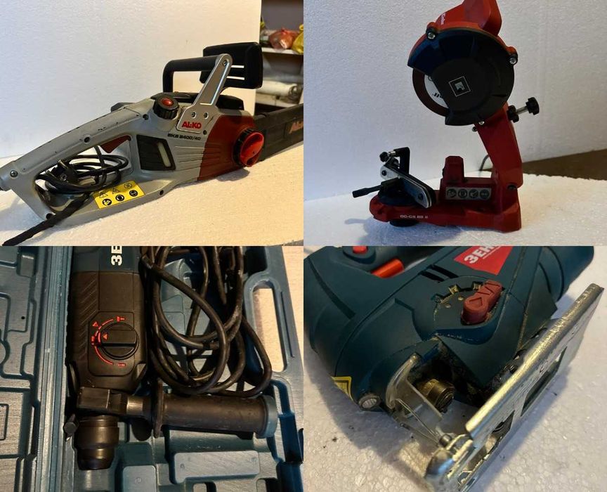 Інструменти електричні - пила заточка ланцюгів перфоратор лобзик