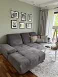 Narożnik kanapa sofa szara
