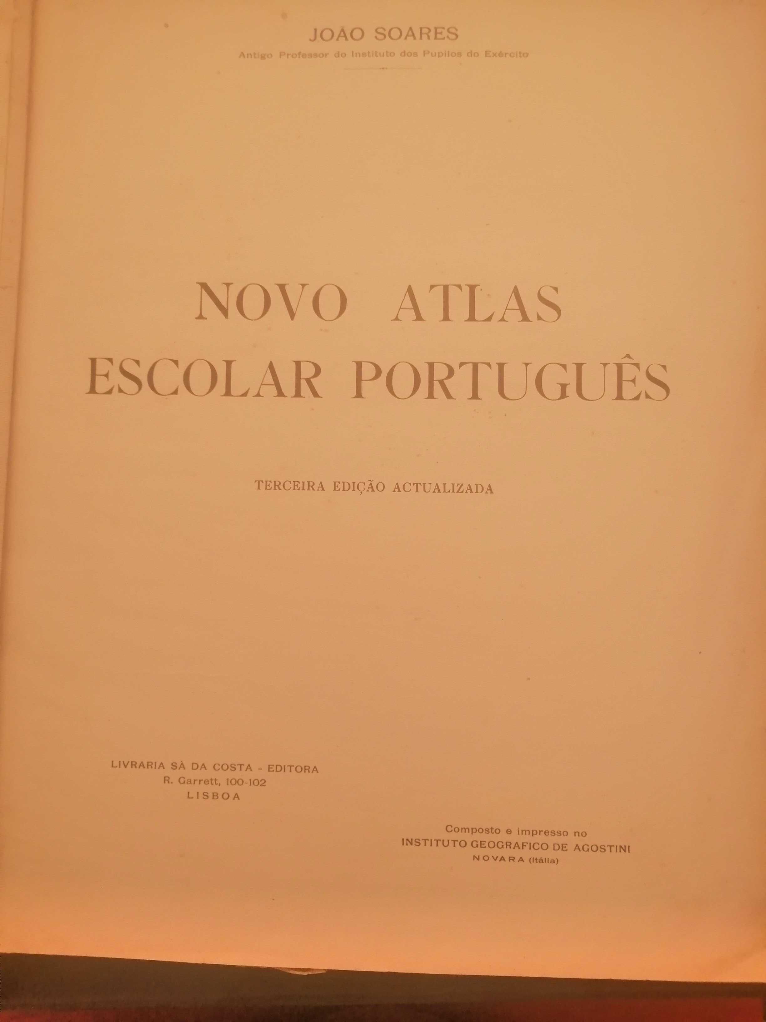 Novo Atlas escolar português 1949