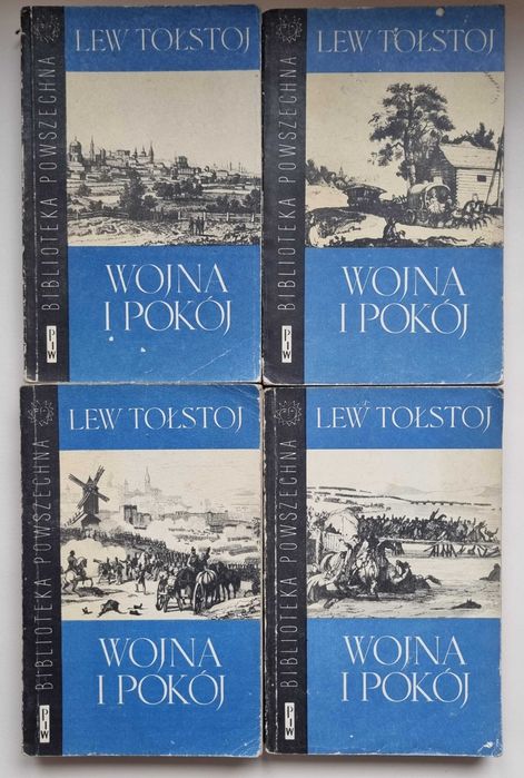 Lew Tołstoj -Wojna i pokój Tom 1-4