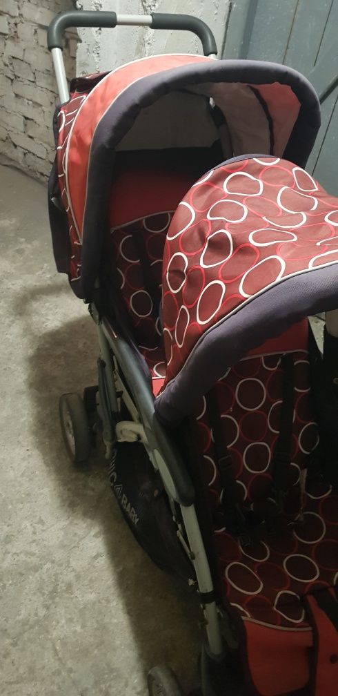 Wózek Bliżniaczy Chic 4  Baby Duo.Stan Dobry