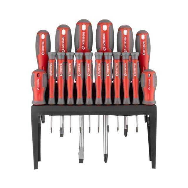 Набір викруток 18 од. INTERTOOL VT-3350, викрутки