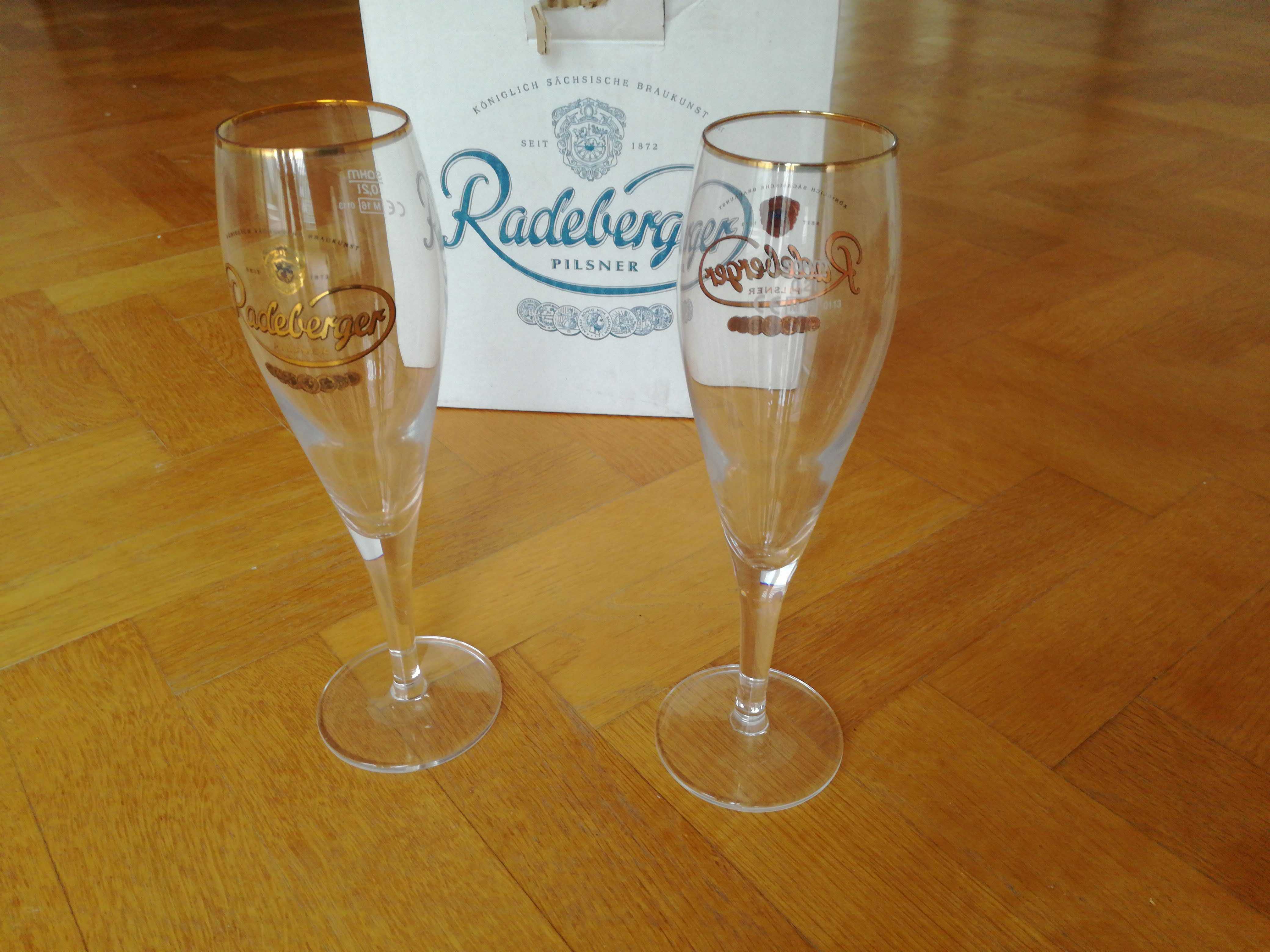Radeberger Pilsner - firmowe naczynia do piwa