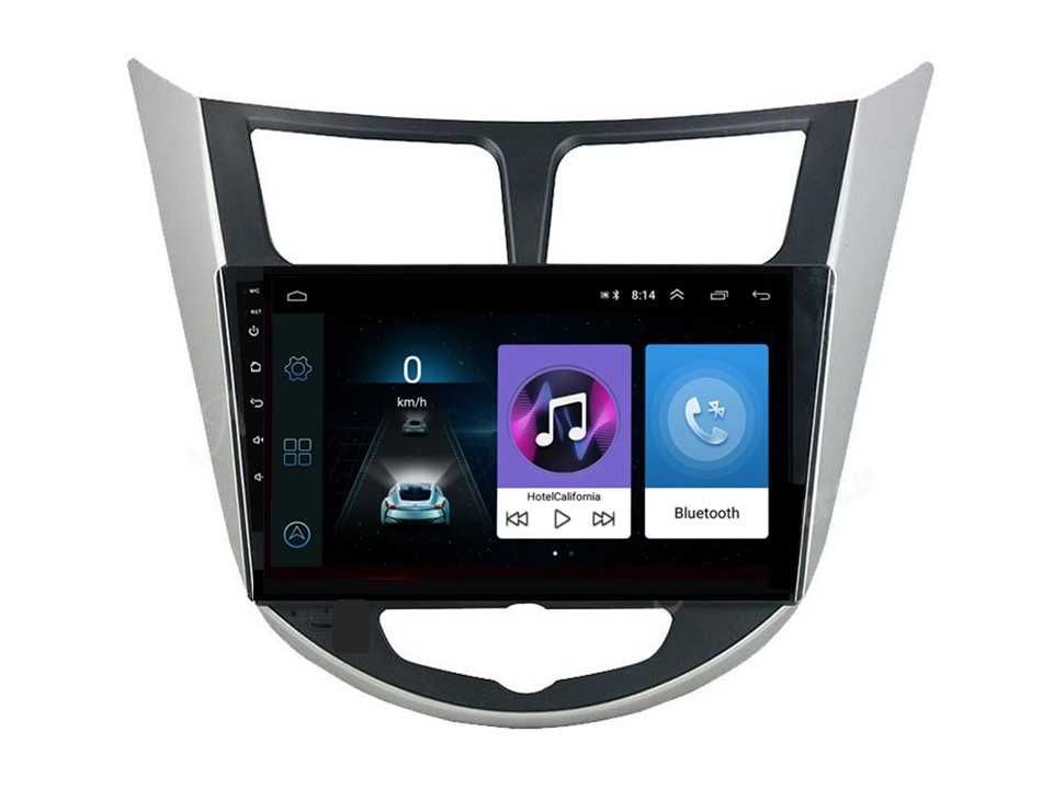 Radio samochodowe Android Hyundai VernaI-25Accent (9", black) 2010-14