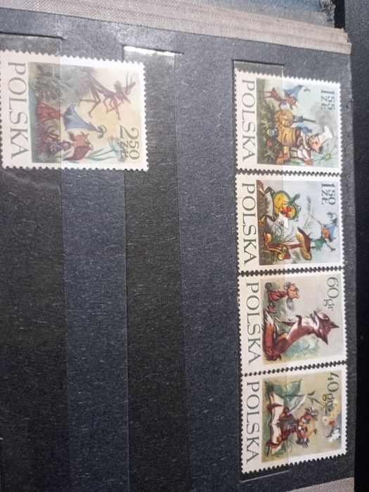 Znaczki  „Lis Przechera” – bajki Kornela Makuszyńskiego