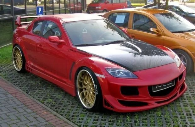 MAZDA RX8 BODY KIT ZESTAW OSPOILEROWANIA ZDERZAKI PODKŁAD