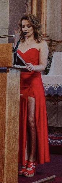 Długa czerwona sukienka Loola „Milagros” XS