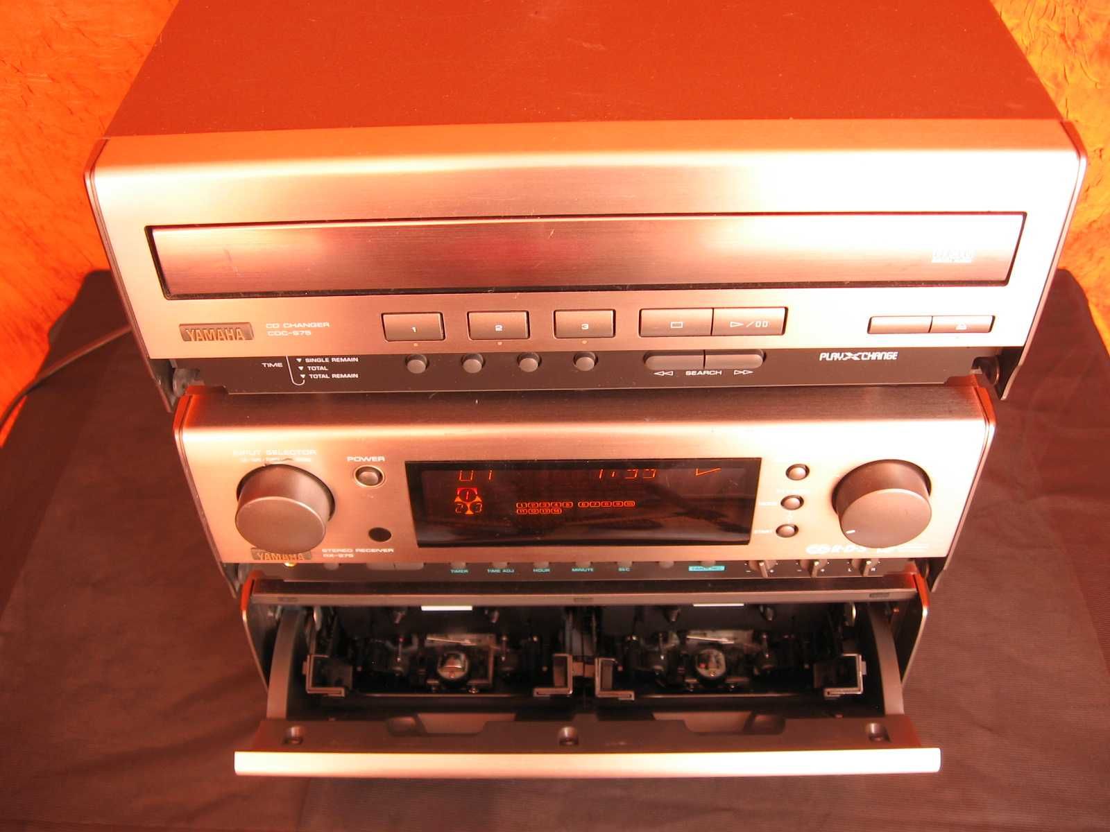WIEŻA YAMAHA S75 wzmacniacz amplituner Deck radioRDS TYTAN