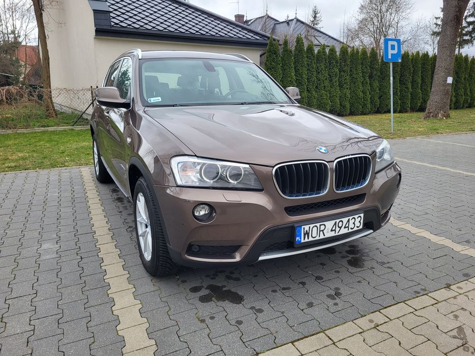 BMW X3 f25, 2011r, 4x4, automat, salon polska, bezwypadkowy