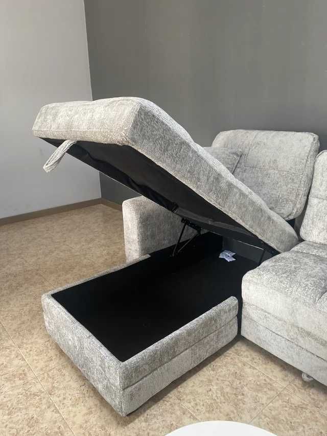 Sofá cama cinza com entrega gratis