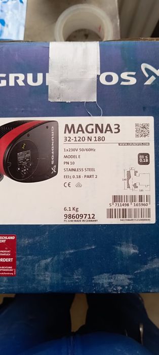 GRUNDFOS pompa obiegowa MAGNA3 32-120N PN10 180 mam 230 V