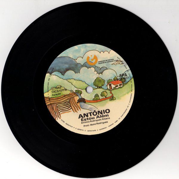 Disco Vinil - Single - António Variações Estou Além / Povo Que Lavas