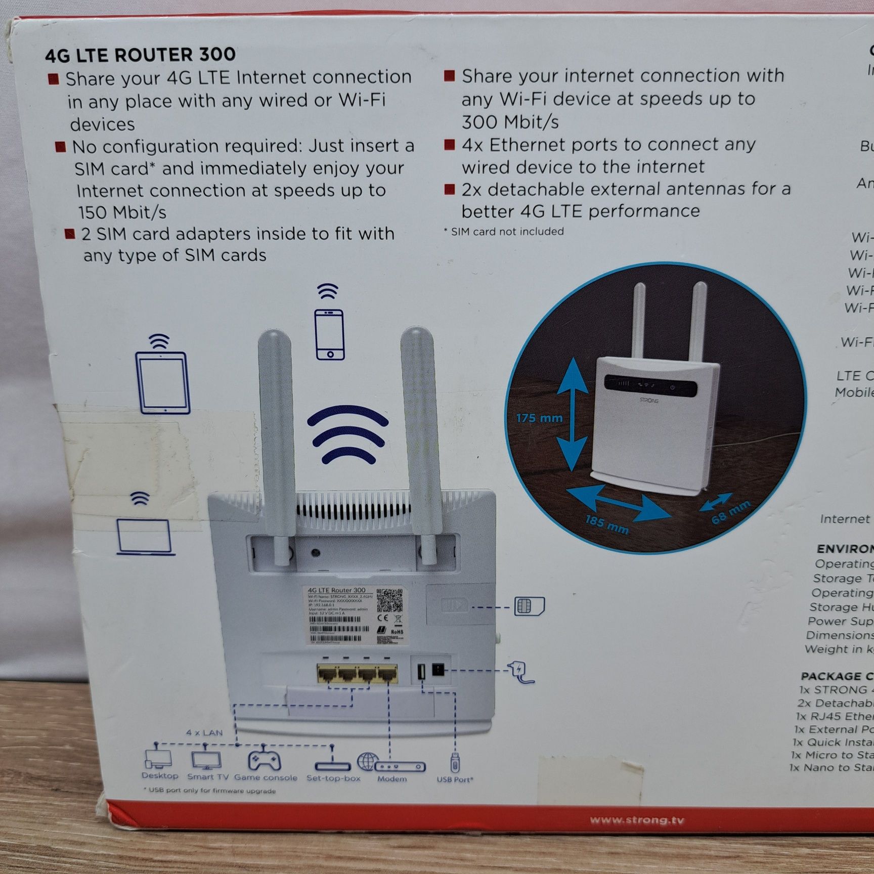 STRONG Router 4G LTE 300Mbit/s