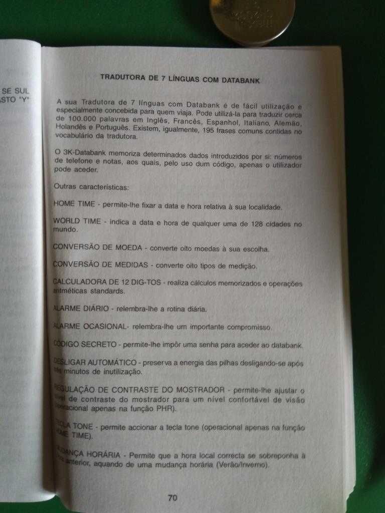 Tradutor Automático de Línguas + Outras Funcionalidades