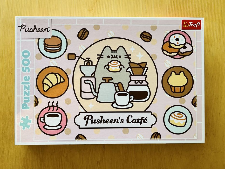 Puzzle 500 el. Trefl 37528 Pusheen w kawiarni Pusheen’s Catfe
