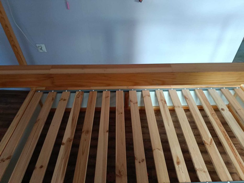 IKEA KURA Dwustronne łóżko, biały/sosna, 90x200 cm