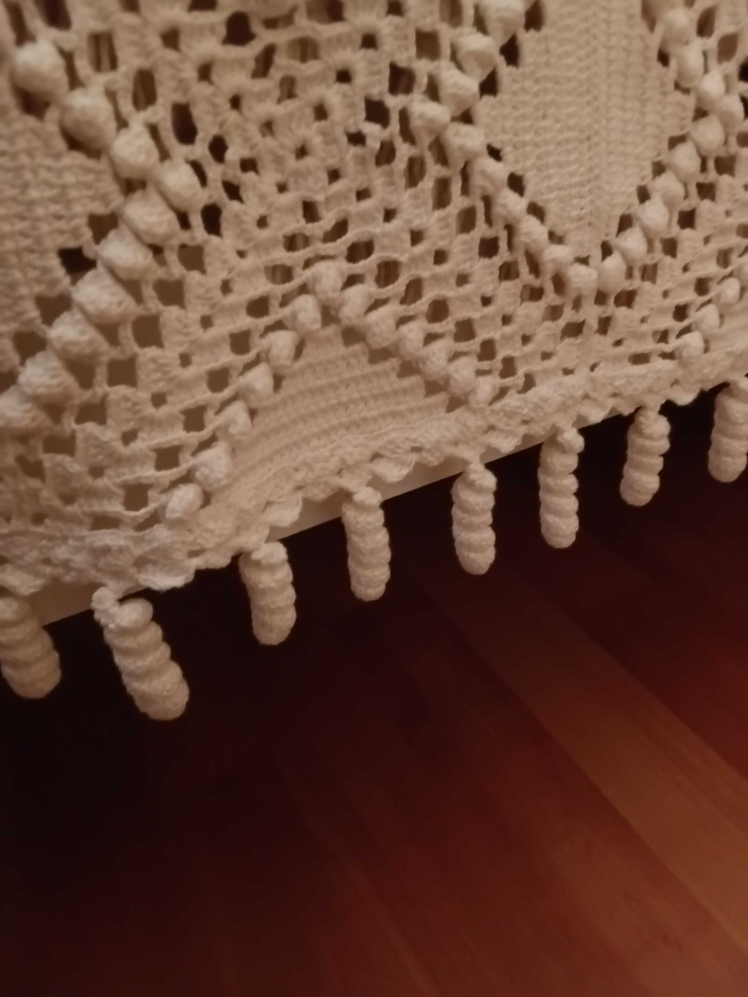 Colcha de linha de algodão feito à mão.