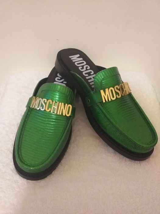 Sapatos hot mules moschino Top Sellers