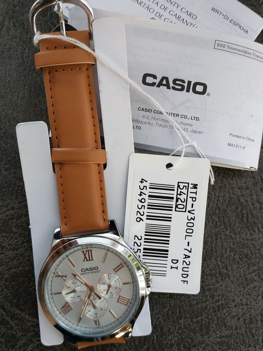 Годинник Casio MTP-V300L-7A2 Оригінал Гарантія Мужские часы