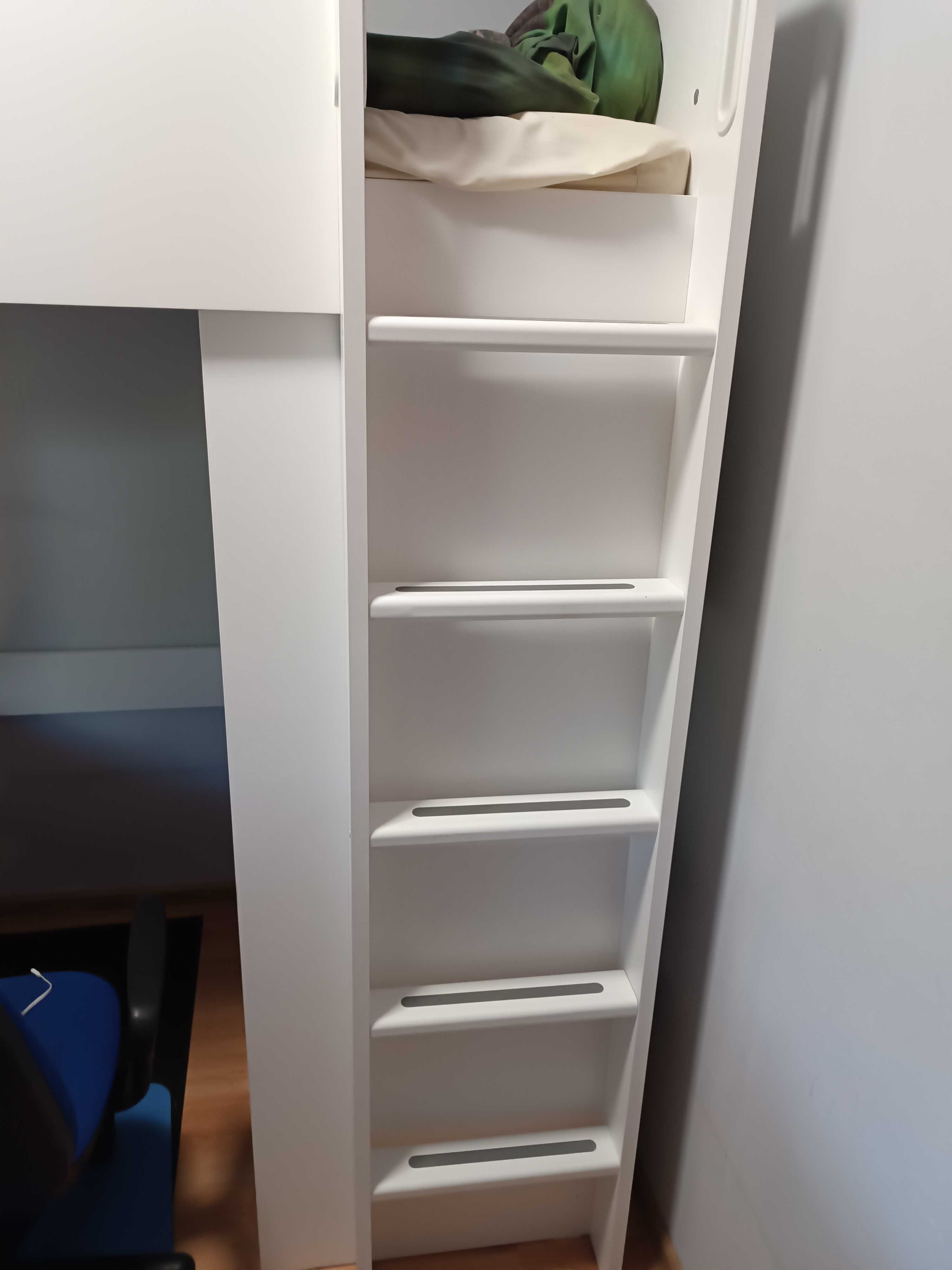 Zestaw Ikea Smastad łóżko/biurko/szafa