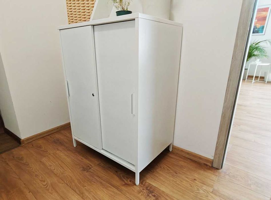 Pojemna, zamykana szafka IKEA TROTTEN 80x55x110 cm – jak nowa!