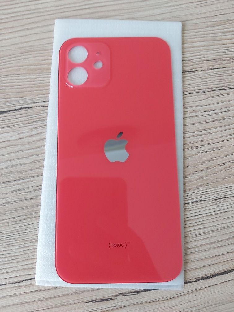 IPhone 12 Big Hole klapka tył czerwona