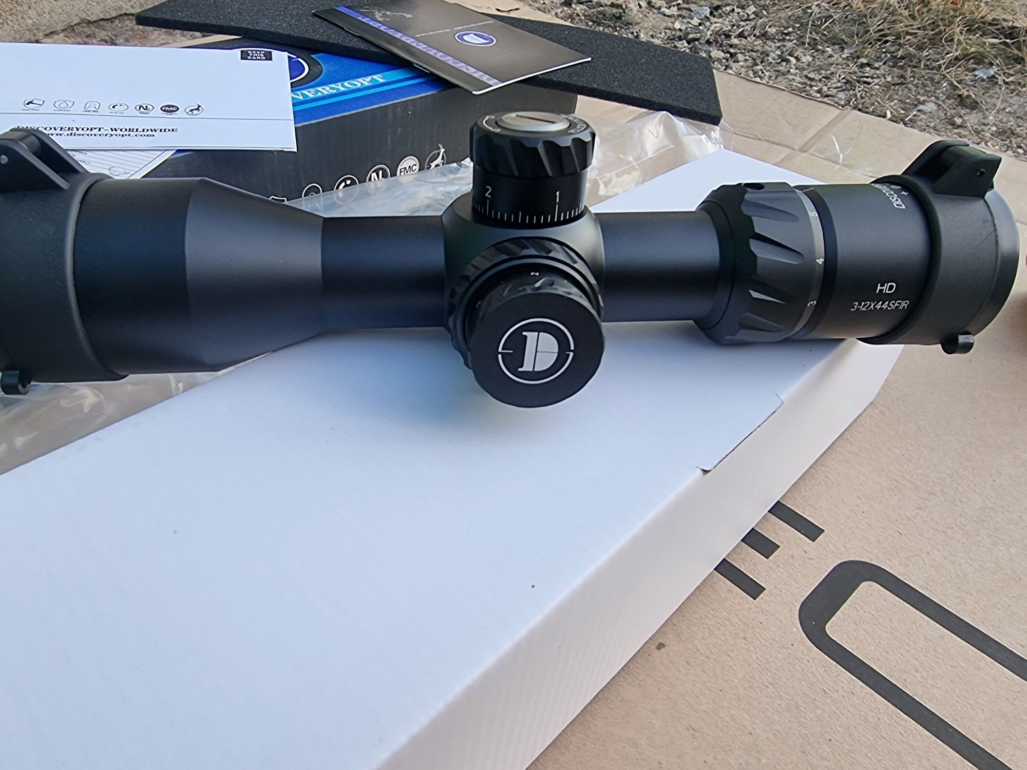 Оптический прицел Discovery Optics HD 3-12x44 SFIR (30 мм, подсветка)