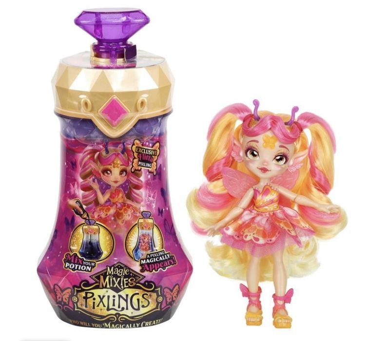 Лялька magic mixies pixlings метелик, єдиноріг, дракон, фея пікслі