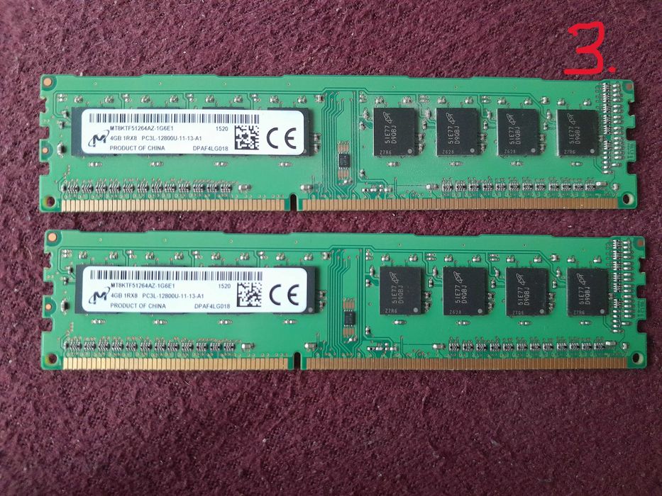 Pamięć DDR3 4GBx2szt. PC3-1280 DIMM