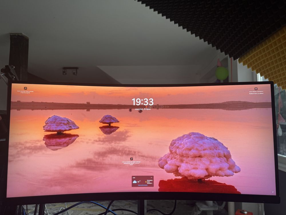 Monitor Philips 34M1C5500VA/00 Curved 165Hz 34 cale, 21:9