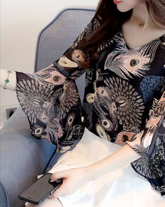 Blusa Camisa Manga Comprida