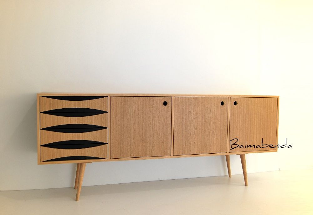 Móvel Aparador / Sideboard / Retro Vintage / Estilo Nórdico c/ gaveta