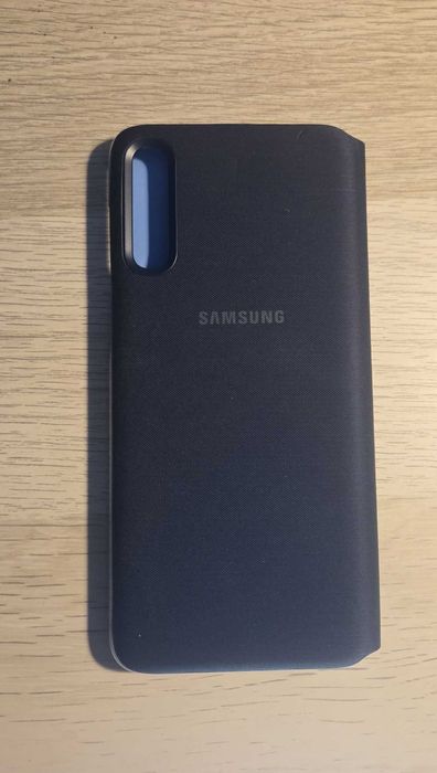 Capa Completa Original Samsung A70 Wallet Azul