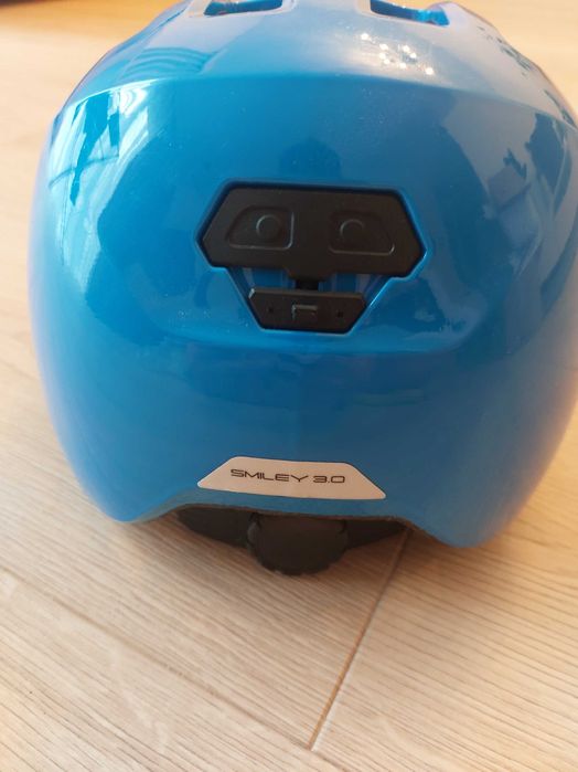 Kask rowerowy dziecięcy Abus smiley 3.0 niebieski 50-55 cm