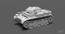 Bolt Action Panzer II ,,Luchs" (Druk 3D)