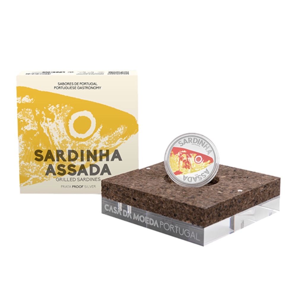 Moeda 10 Euro Sardinha Assada