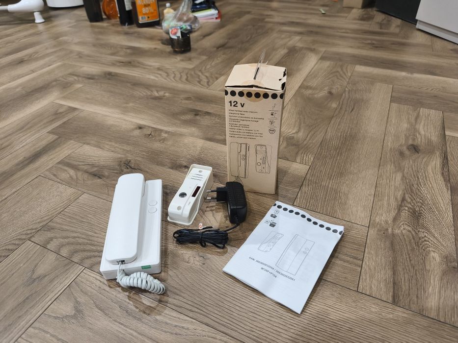 Domofon ze słuchawką - zestaw