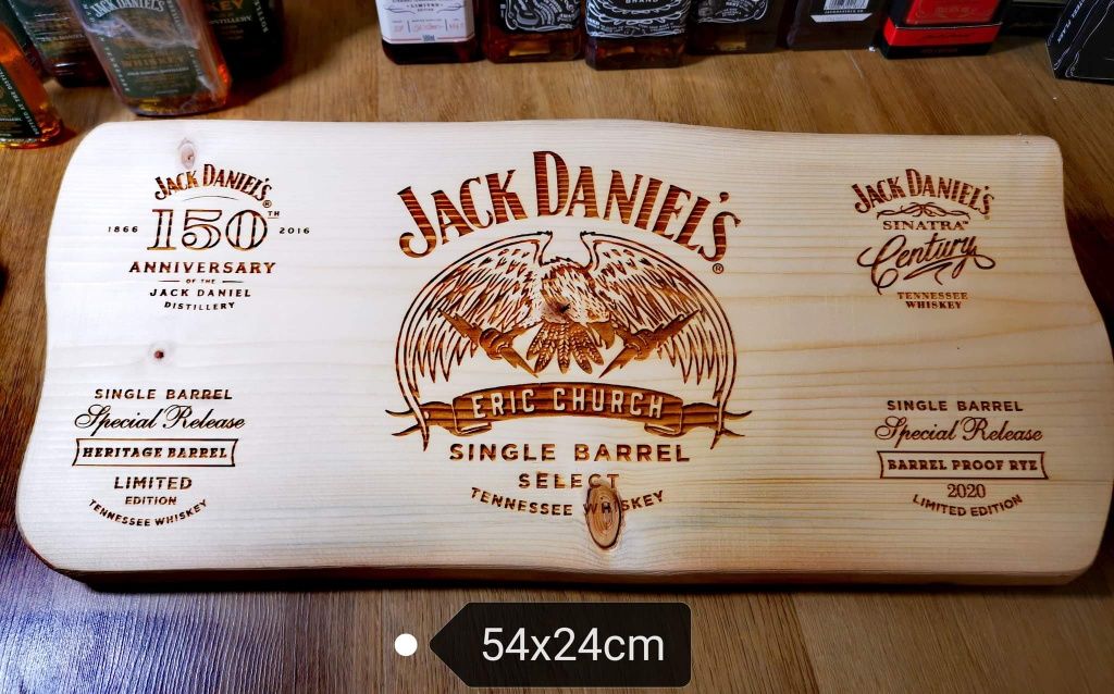 Deska jack daniels ozdobna grawerowana