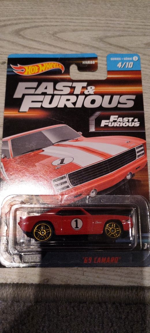 Hot wheels fast & furious '69 Chevy Camaro