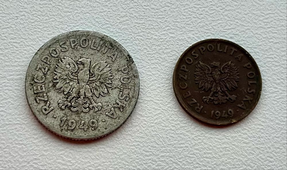 Monety stare z 1949 roku