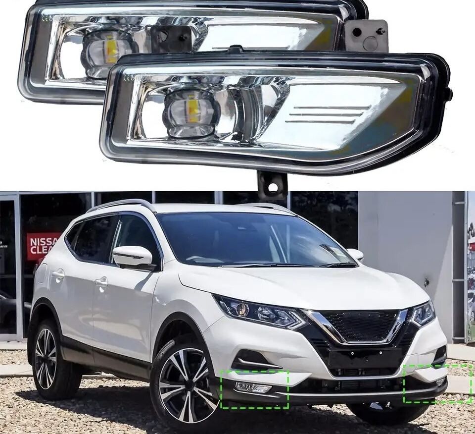 Противотуманные фары LED Matrix Nissan Qashqai Rogue Sentra Xtrail