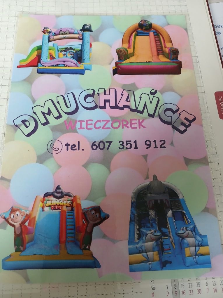 Wynajem dmuchańców 6.0.7.3.5.1.9.1.2 Kędzierzyn Koźle Dmuchance