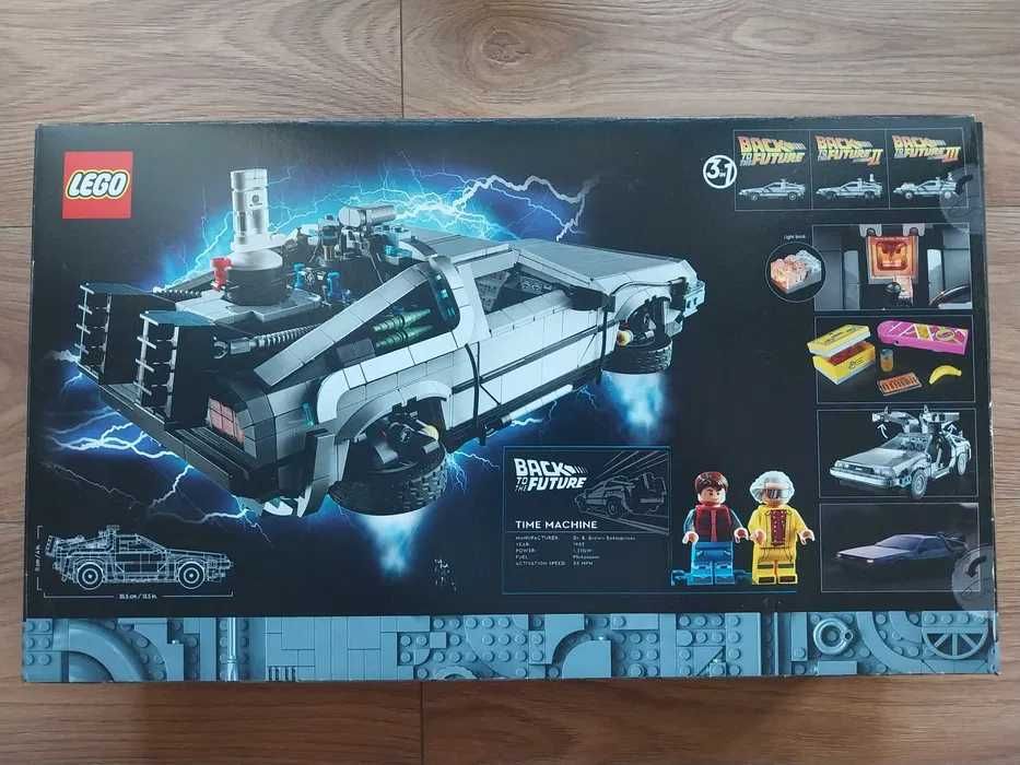 Lego icons 10300 Wehikuł czasu z Powrotu do przyszłości PUSTE PUDEŁKO