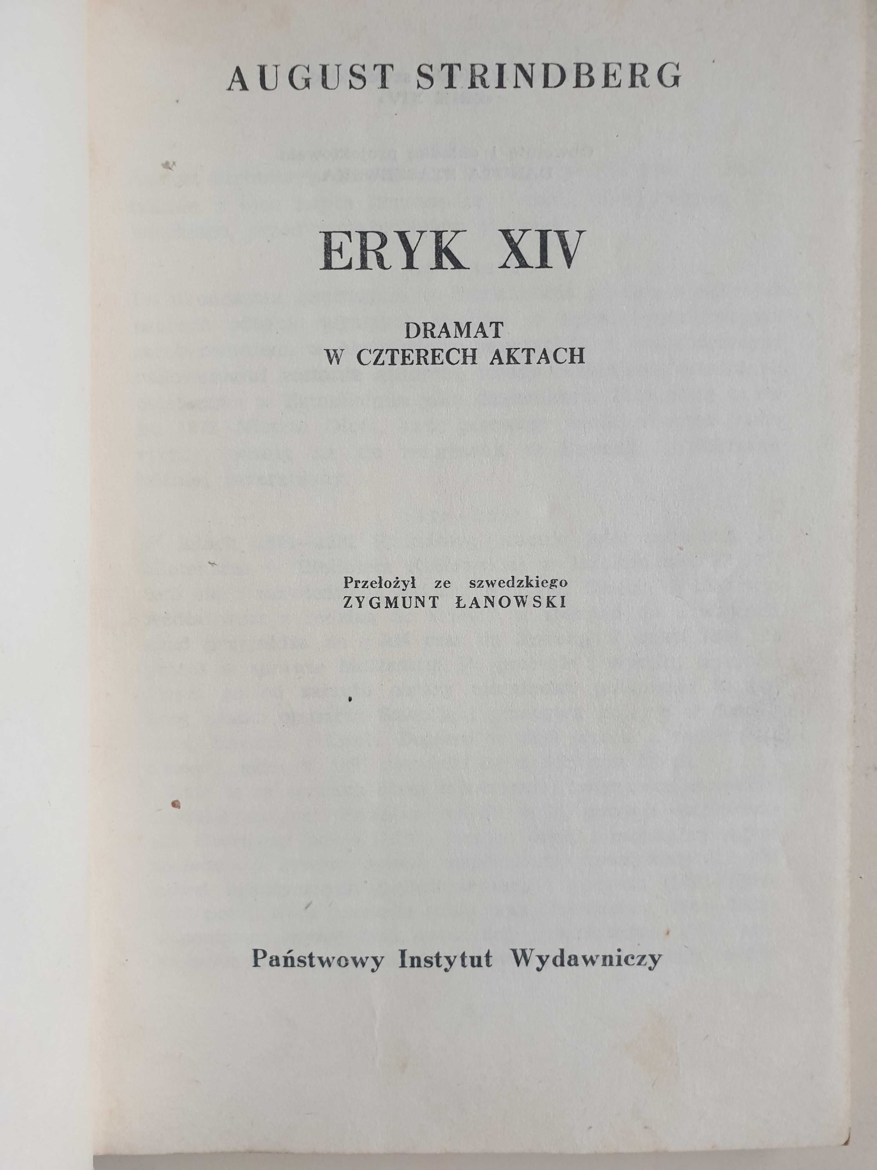 August Strindberg - Eryk XIV