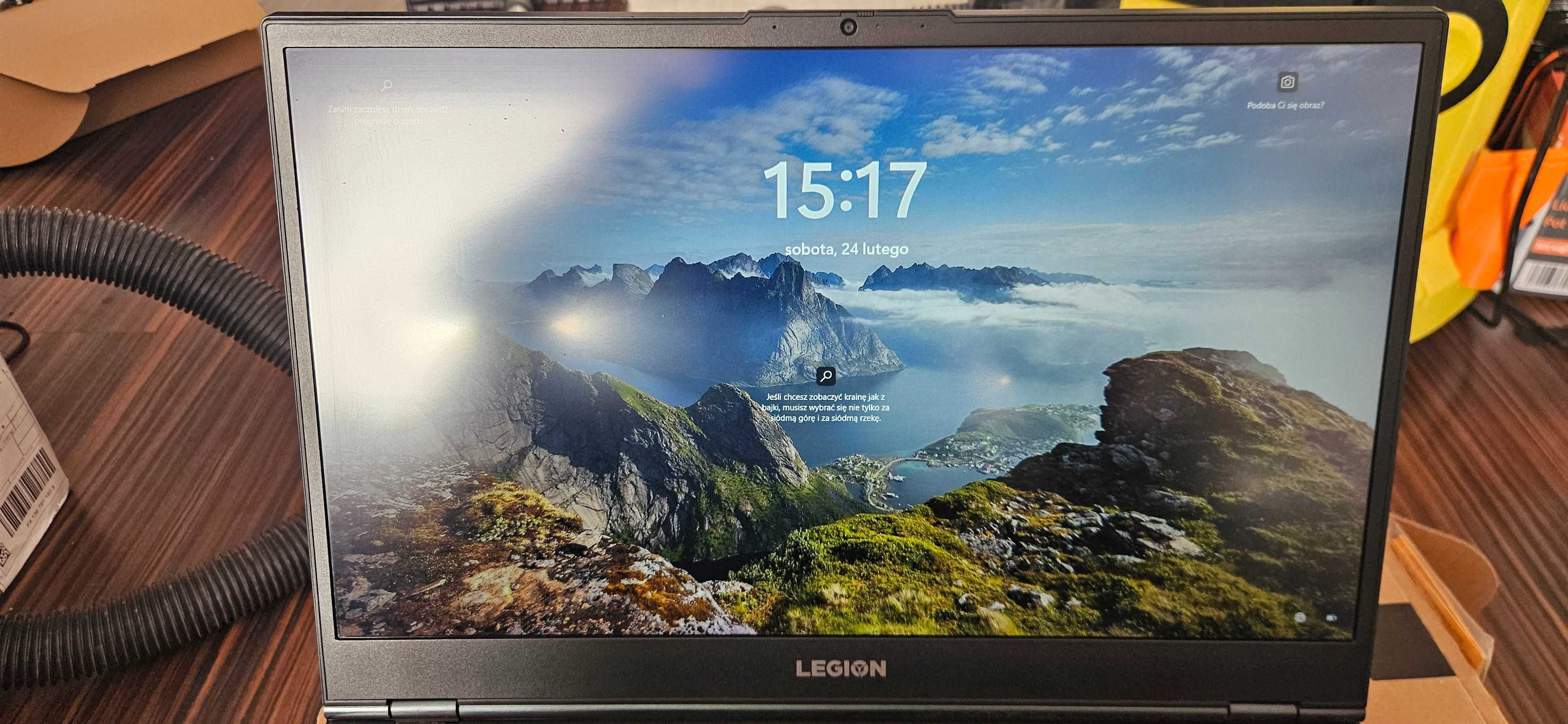 Używany laptop dla graczy - Lenovo Legion 5 17IMH05H - 17cali