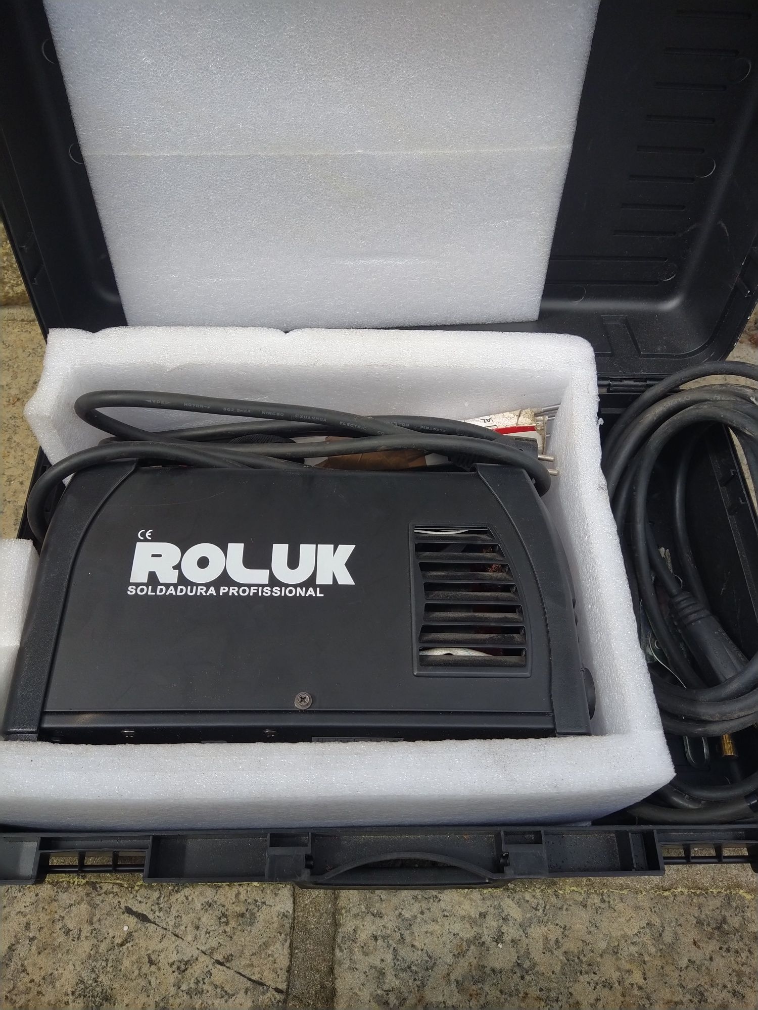 Aparelho soldadura inverter ARC 200 Roluk