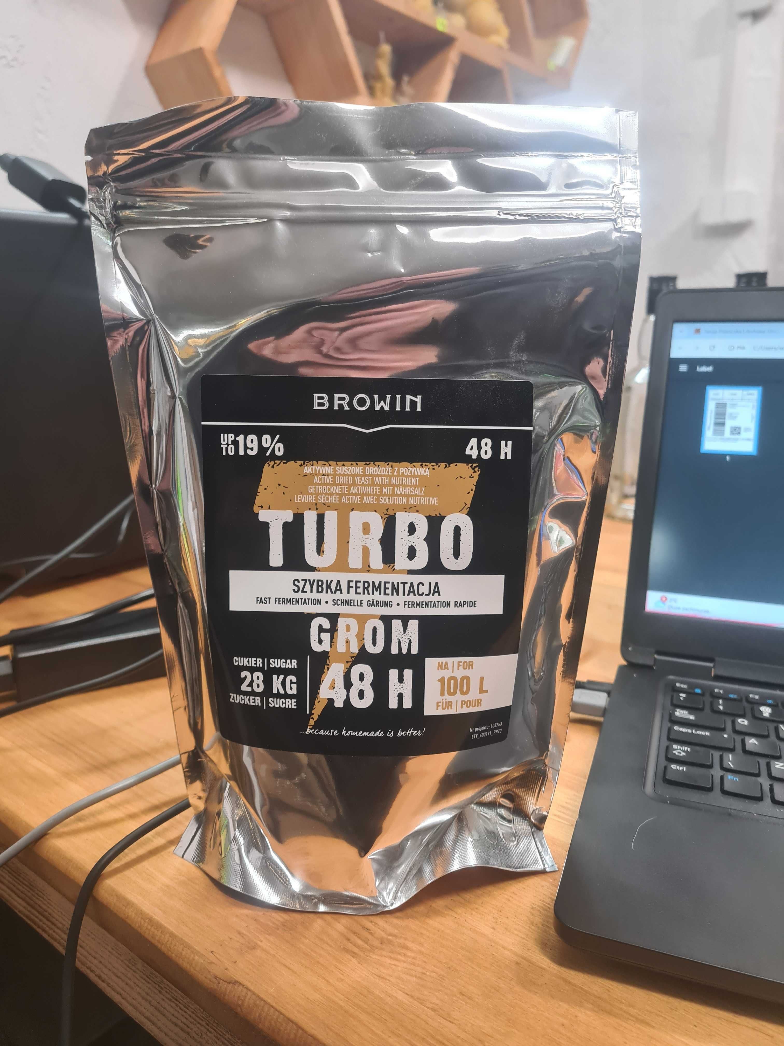 Drożdże Turbo Grom 48h na 100L