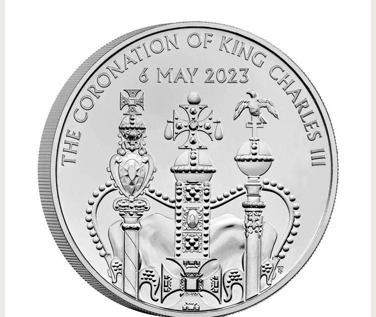 Монета Великобританії 5 фунтів Коронація Короля Карла ІІІ