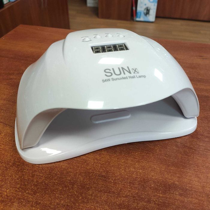 LED UV лед уф лампа SUN X 54вт для наращивания ногтей, гель лак Белая